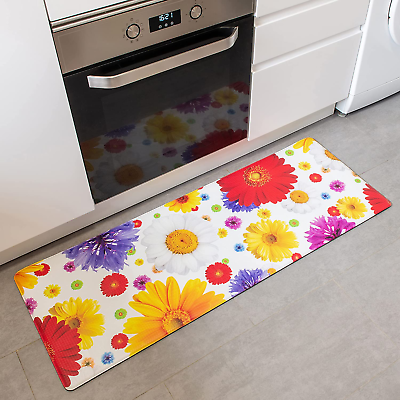 #ad Artistic anti Fatigue Kitchen Mat for Floor Colorful and Fun Mats $49.99