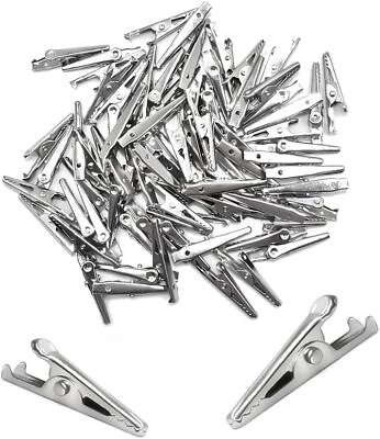 #ad Small Metal Alligator Clips for Crafts €“ 2 Inches 100 PCs Tiny Metal Alligato $12.30