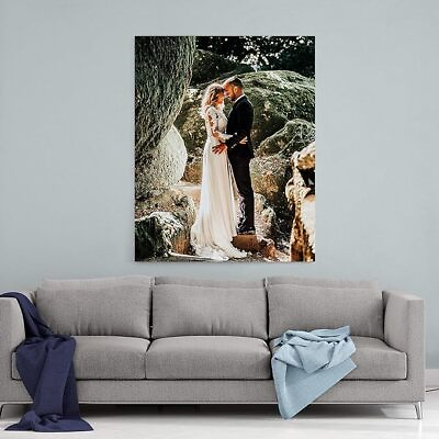 #ad Your Image Turn Into Canvas Personalized Art Print Custom Prints for Wall $9.99