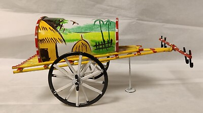 #ad Traditional Bicycle Rickshaw Antique Art Table Décor Home Studio Desk $25.99