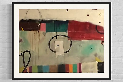 #ad Abstract Acrylic Painting Modern Art $475.00