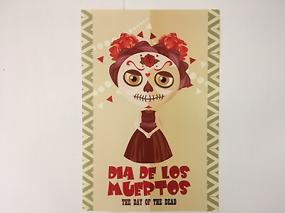 #ad Sugar Skull Wall Art Decorations Day of The Dead Poster Decor Mexican $14.99