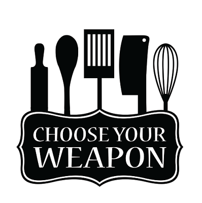 #ad Vinyl Wall Decal Choose Your Weapon Utensils Kitchen Decor $6.50