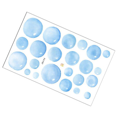#ad Wall Decal Decor Bubbles Sticker Decorative Stickers For Living Room The $7.02