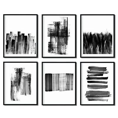 #ad Black and White Wall Art Prints Abstract Wall Art Pictures for Office $16.99