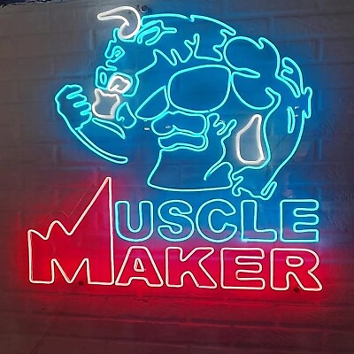 #ad LED Custom company Business Brand logo Neon Sign for office wall Party Room Deco AU $45.00