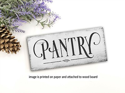 PANTRY sign Farmhouse PANTRY sign kitchen rustic home decor farm PRINT nw $14.24