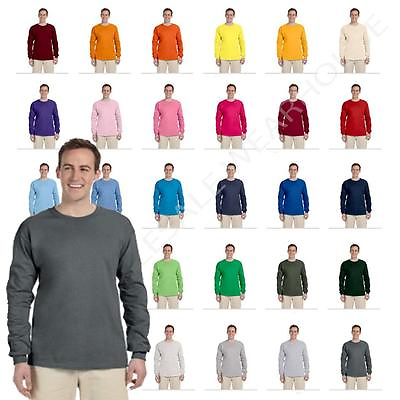 #ad #ad Fruit Of The Loom Mens Long Sleeve T Shirt HD Cotton Tee WD930 $6.94