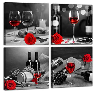 #ad Kitchen Wall Art Wine Decor for KitchenBlack and White Wall Art Modern Wall $49.52