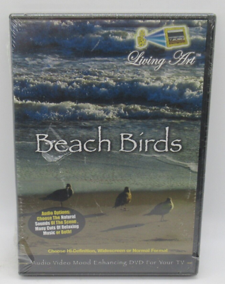 #ad LIVING ART BEACH BIRDS MOOD ENHANCING DVD NATURAL RELAXING SOUNDS COLOR $10.99