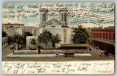 #ad San Antonio Texas San Fernando Cathedral from the Rear Vintage Postcards $11.04