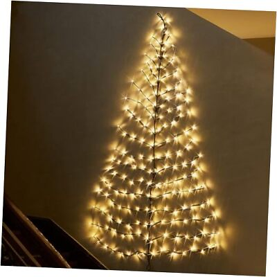 #ad Lighted Wall Tree 180LED Warm White for Home Decor Christmas Tree Lights 6FT $68.78