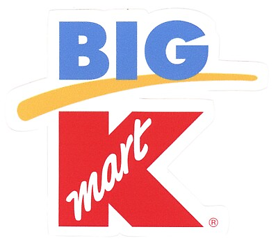 #ad Big Kmart Logo Sticker Reproduction $4.50