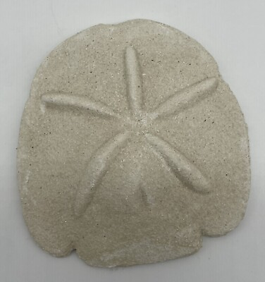 #ad #ad Faux Sand Dollar Wall Art 5.5” x 6” Natural Looking Molded Cement Handmade $22.99