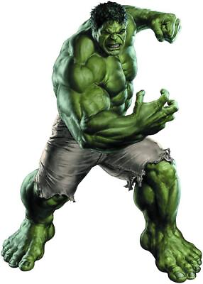 #ad THE INCREDIBLE GREEN HULK Decal Removable WALL STICKER Home Art Avengers 002 $12.74