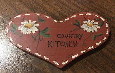 #ad Country Kitchen Wood Plaque 6” X 4” $11.13