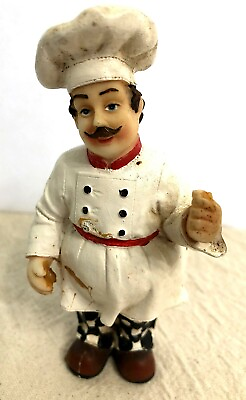 #ad Chef Kitchen Decor Chief De Cuisine 5” Occupation Profession Funny Figures $15.81