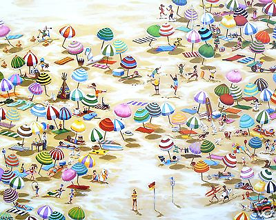 #ad abstract Art Beach Australia print canvas By Andy COA modern painting AU $62.95