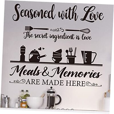 #ad #ad 3 Pieces Kitchen Wall Decal Wall Arts Stickers Dining Room Rules Decals Decor $27.29