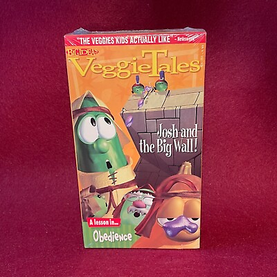 #ad Josh and The Big Wall VeggieTales Sealed VHS 1999 C $14.95
