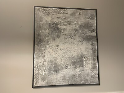 #ad #ad Abstract Splash Gray Wall Art $110.00