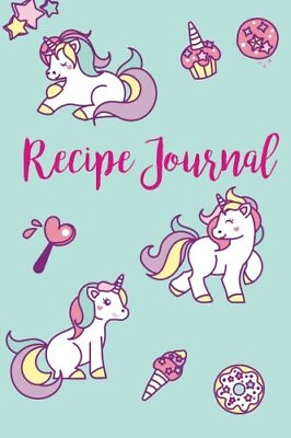 #ad RECIPE JOURNAL: CUTE RECIPE JOURNAL : 6quot; X 9quot; : 104 PAGES By Recipe NEW $18.49