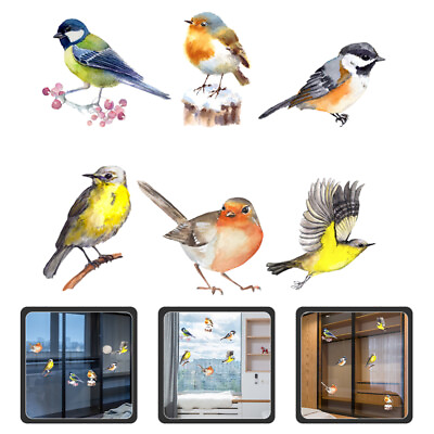 #ad Window Bird Strike Prevention Decals Removable Stickers Decor $11.15