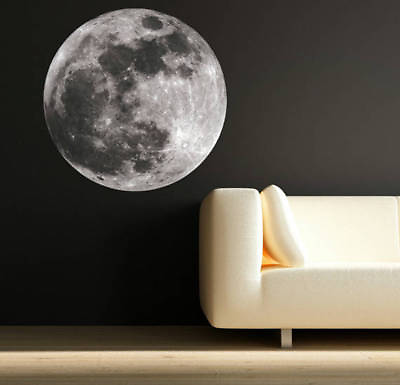#ad Moon Wall Decal Space 3D Sticker Removable Room Mural MySticky Art Decor $40.49