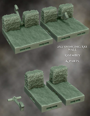 #ad Murder Garden Trap Tiles 4 Aether Studios 2x2 3D AU $18.90