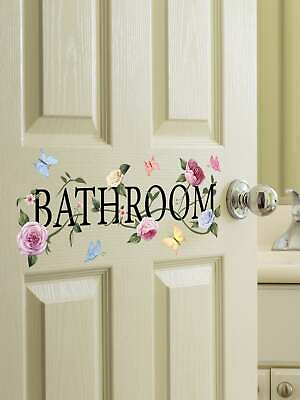 Bathroom Wall Sticker Removable DIY Wall Art Decor Decals Murals for Home $4.95