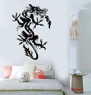 #ad Vinyl Wall Decal Chinese Dragon Myth Fantasy Kids Room Stickers ig3963 $21.99