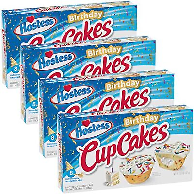 #ad #ad Tribeca Curations Birthday Cupcakes Bulk Value Pack 13.1 Oz Box of 8 Pack $29.99