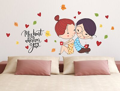 #ad My Heis Wherever You Are Wall Stickers Baby Room Bedroom Decals Vinyl Decor $16.99