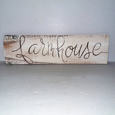 #ad Rustic Wooden Farmhouse Sign Country Decor $17.49