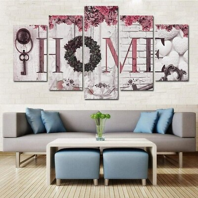 #ad #ad New 5 Pieces HOME Canvas Prints Wall Art Modern Painting Artwork Decoration $29.99