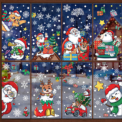 #ad Removable Wall Decals Home Christmas Wall Stickers Art Party Decoration $2.02