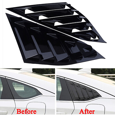 #ad Car Window Side Louvers For Honda Accord 2018 Rear Decor Practical Accessories $28.99
