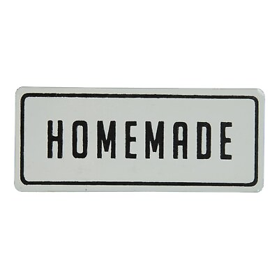 #ad #ad Homemade Kitchen Enameled Metal Wall Plaque 12 Inches $24.88