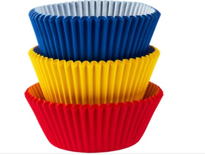 #ad #ad Rainbow Party Supplies Cupcake Cases Baking Cups 75 Pack Birthday Christmas $8.99
