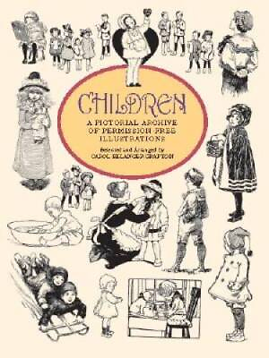 #ad Children: A Pictorial Archive Dover Pictorial Archive Paperback GOOD $4.36