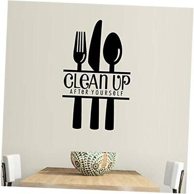 #ad Cooking Wall Stickers Kitchen amp; Dining Room DIY Wall Decal Art Home Clean Up $22.58