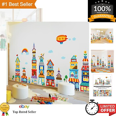 #ad Kids Room Decor Wall Stickers Cartoon Cute Theme Nursery Playroom Decoration $59.99