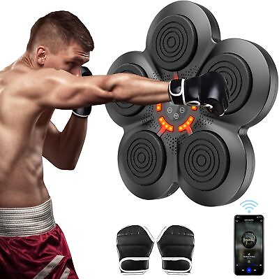 #ad #ad Boxing Training Target Wall Mount Bluetooth Music Indoor React Exercise Machine $67.99