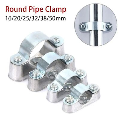 #ad 1Pcs 16mm 50mm Off Wall Code Aluminum Alloy 304 Stainless Steel Pipe Clamp AU $5.03