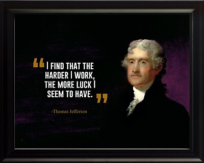 #ad Thomas Jefferson I Find That Poster Print Picture or Framed Wall Art $19.81