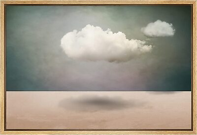 #ad Fantasy Cloud Desert Wall Art Framed Canvas Print $44.99