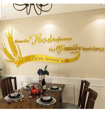 #ad DecorSmart Dining Room Wall Decor Kitchen Decorations Wall Art Signs $12.00
