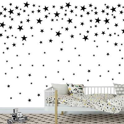 #ad 174pcs Mixed Size Star Wall Stickers Home Decor Bedroom Removable Nursery Wal... $17.70