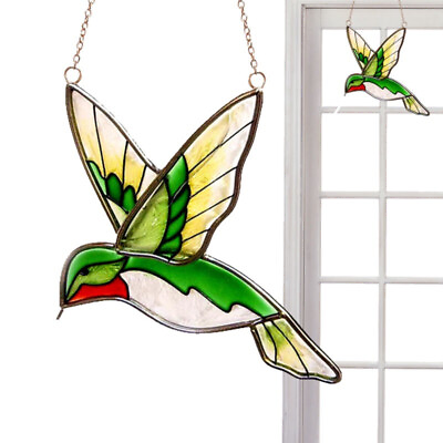 #ad Acrylic Hummingbird Hanging Ornament Window Suncatcher Home Wall Decor $5.88