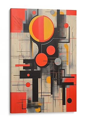 #ad Vibrant Abstract Art Canvas Print Modern Home Decor Wall Art $49.99